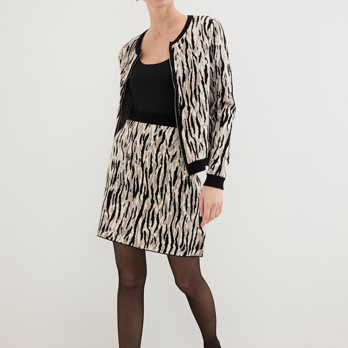 ASH - Falda Corta Negro Mujer Ash