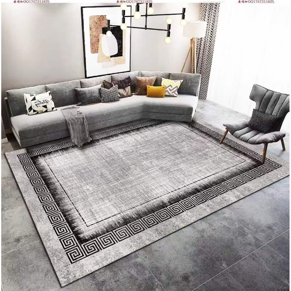 GENERICO - ALFOMBRAS RECTANGULAR CON DISEÑO 200X240 CM ILUSION 3D