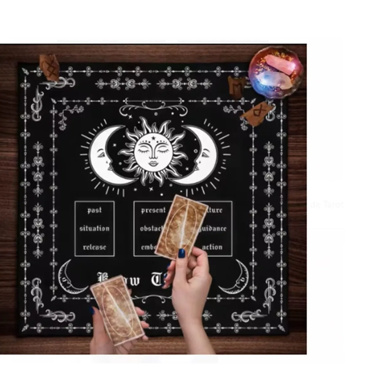 GENERICO - PAÑO DE ALTAR DE TAROT KNOW THYSELF