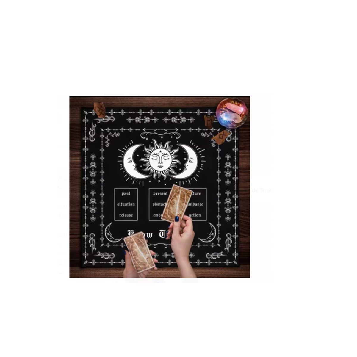 GENERICO - PAÑO DE ALTAR DE TAROT KNOW THYSELF