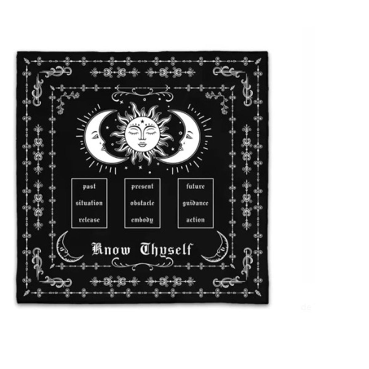 GENERICO - PAÑO DE ALTAR DE TAROT KNOW THYSELF