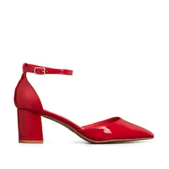 WEIDE - Zapato Taco Alto Burdeo Fiesta Mujer GH63