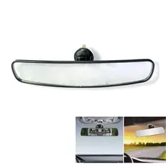 GENERICO - Espejo Retrovisor Panorámico 13 Pulgadas Auto Con Ventosa
