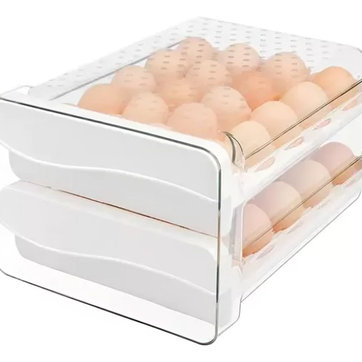 OEM - Organizador De Huevos Caja Para 40 Huevos 2 Niveles