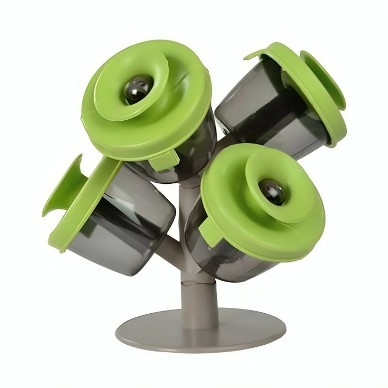 OEM - ESPIECERO CONDIMENTERO SPICE RACK DE 6 PIEZAS POP-UP
