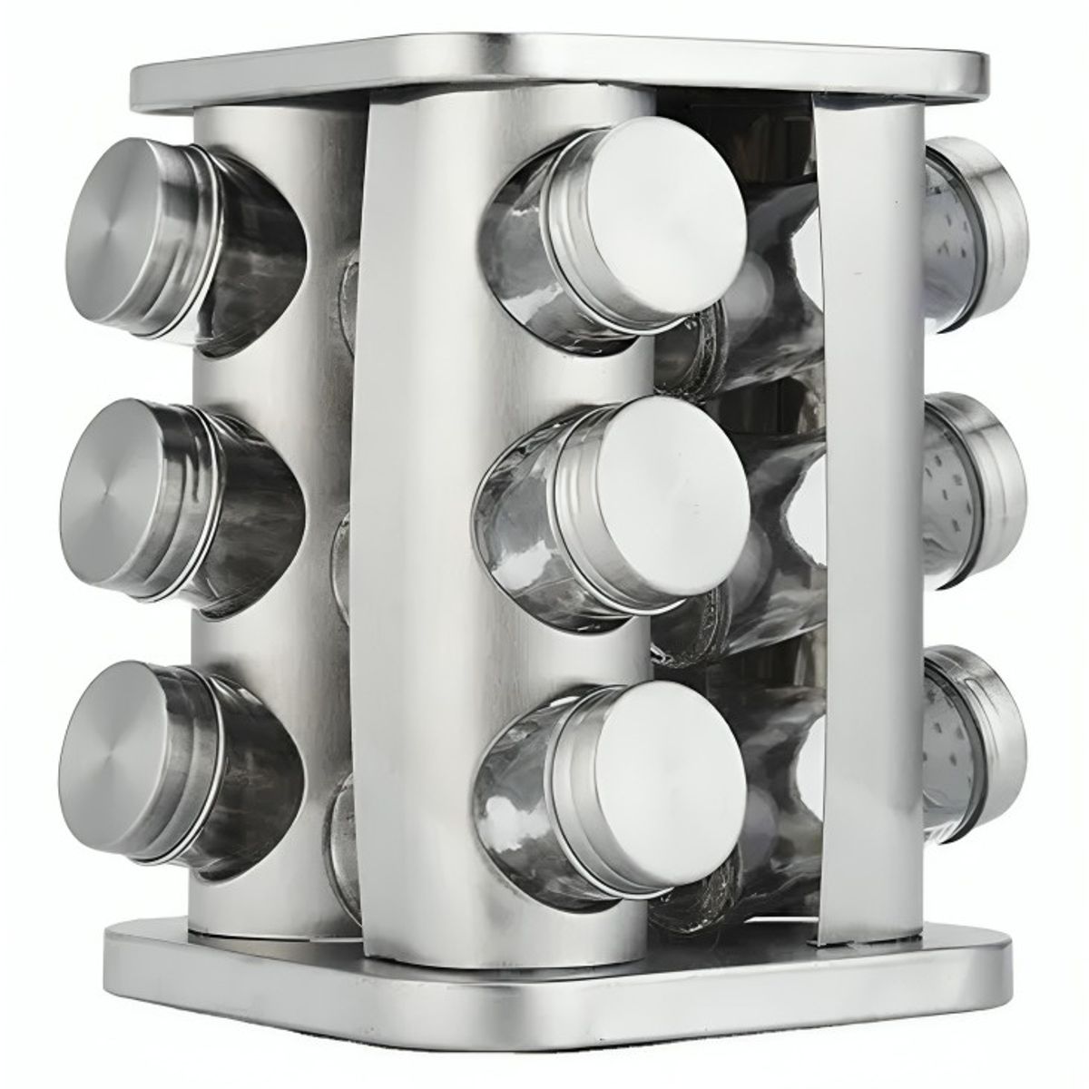 OEM - Condimenteros Especieros Metalico Giratorio 12 Frascos