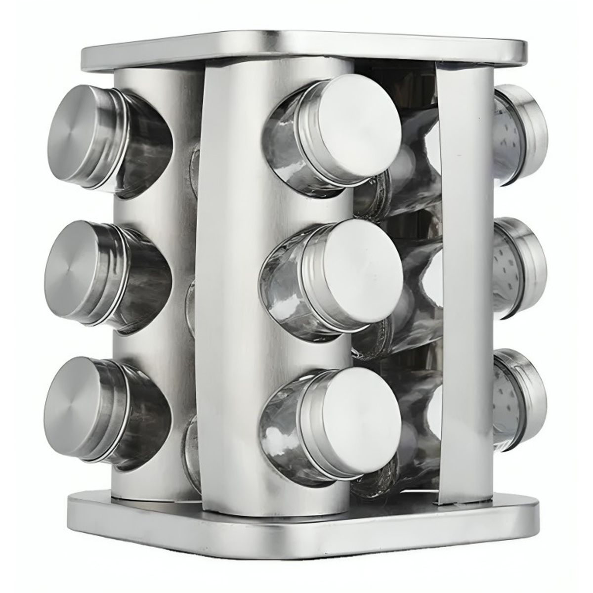 OEM - Condimenteros Especieros Metalico Giratorio 12 Frascos