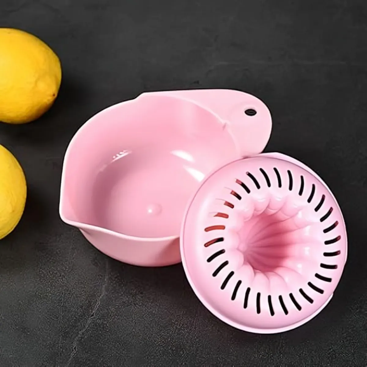 OEM - Exprimidor Saca Jugo Manual De Plástico ROSA