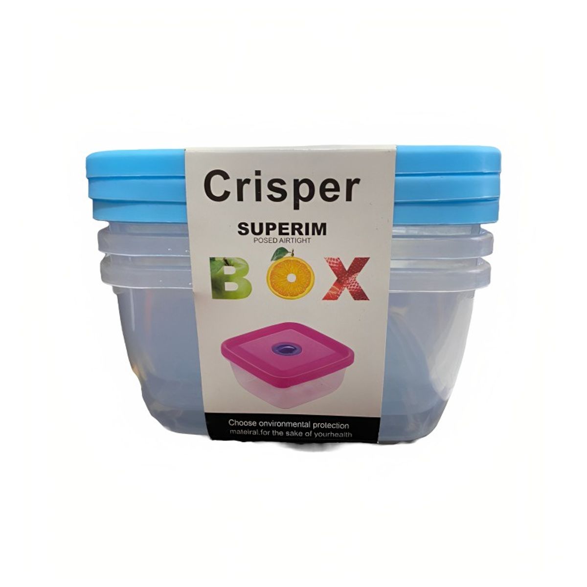 OEM - Set De 03 Envases Organizador Comida 16x16x8