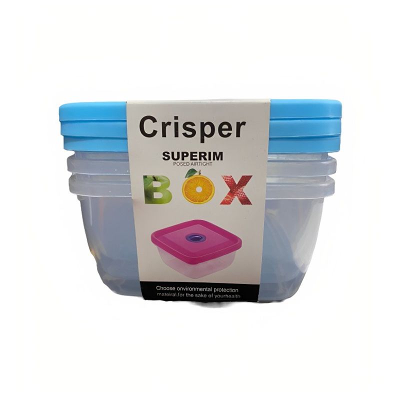 OEM - Set De 03 Envases Organizador Comida 16x16x8