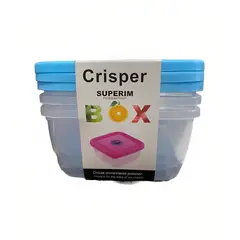 OEM - Set De 03 Envases Organizador Comida 16x16x8