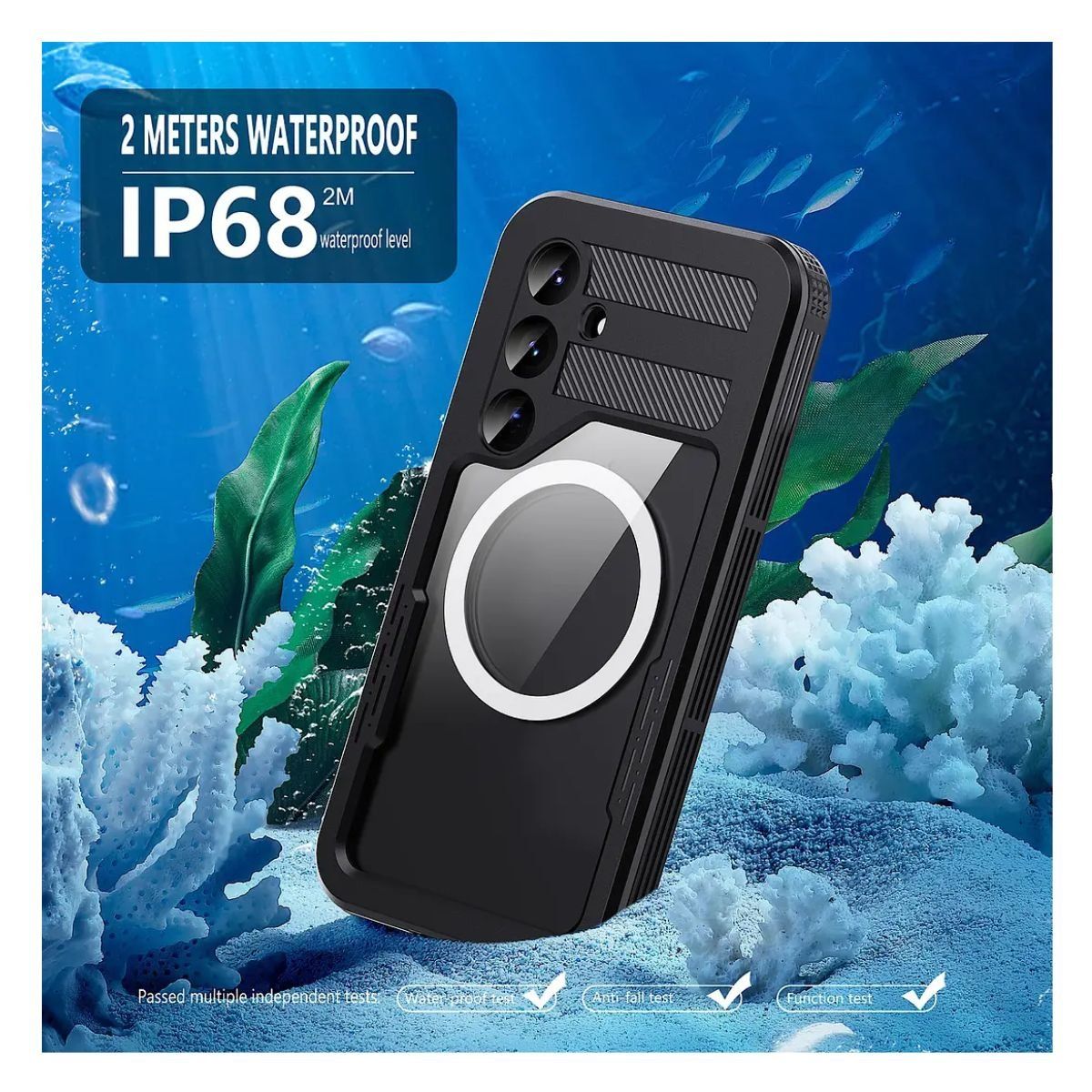 XUNDD - Carcasa para Samsung S25 Plus 5g Sumergible Antigolpes Outdoor