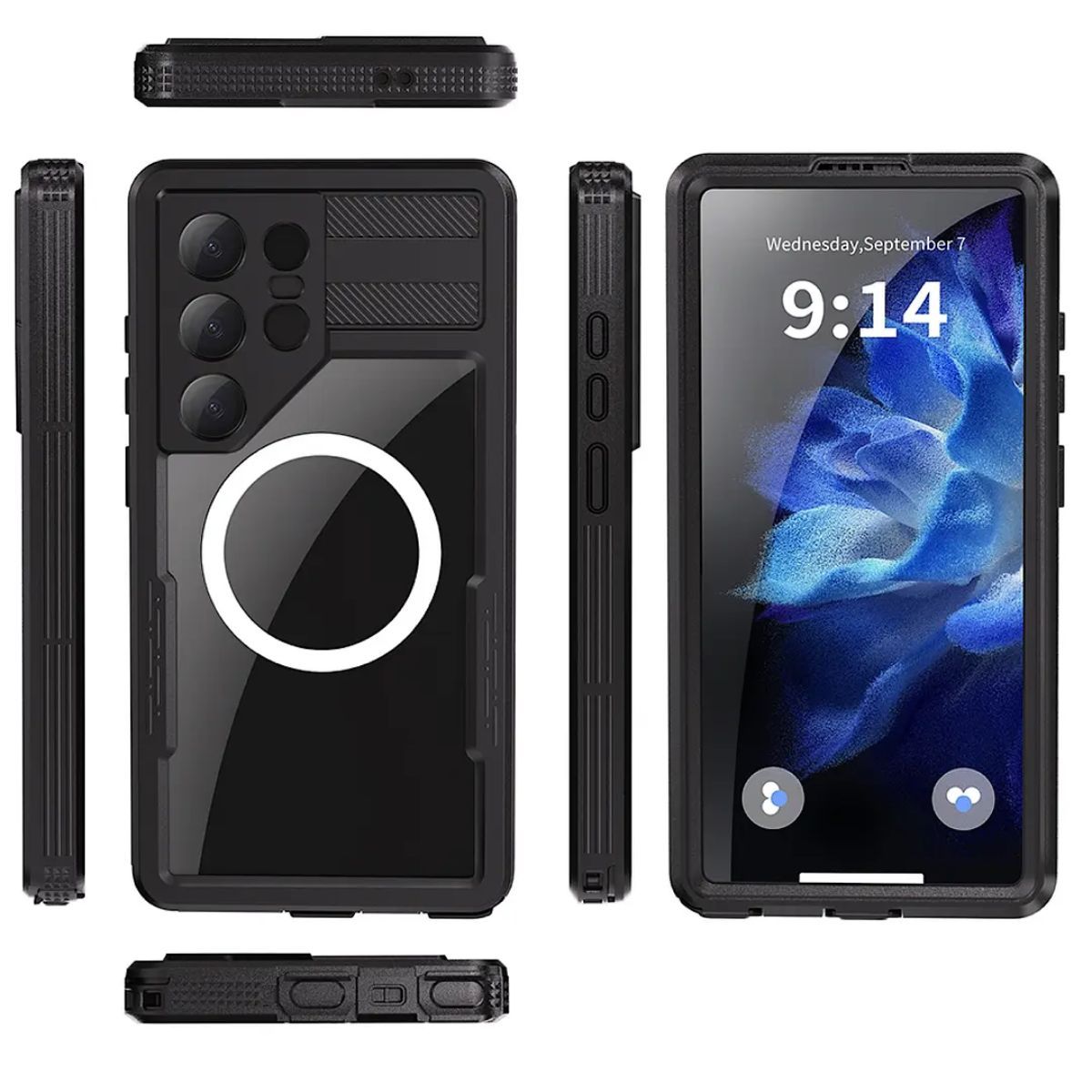 XUNDD - Carcasa para Samsung S25 Ultra 5g Sumergible Antigolpes Outdoor