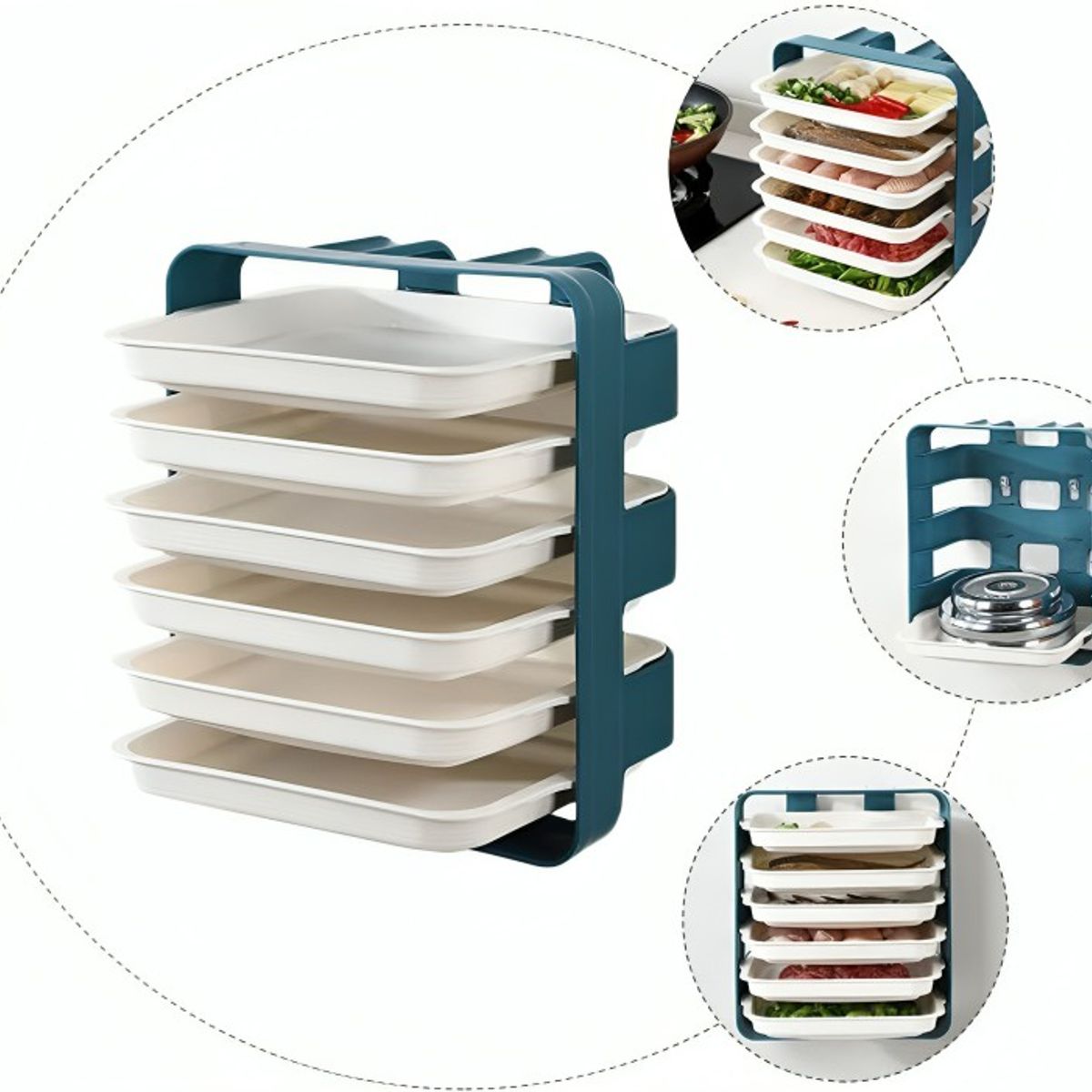 OEM - Estante Soporte Creativo Montado En La Pared De 6 Capas