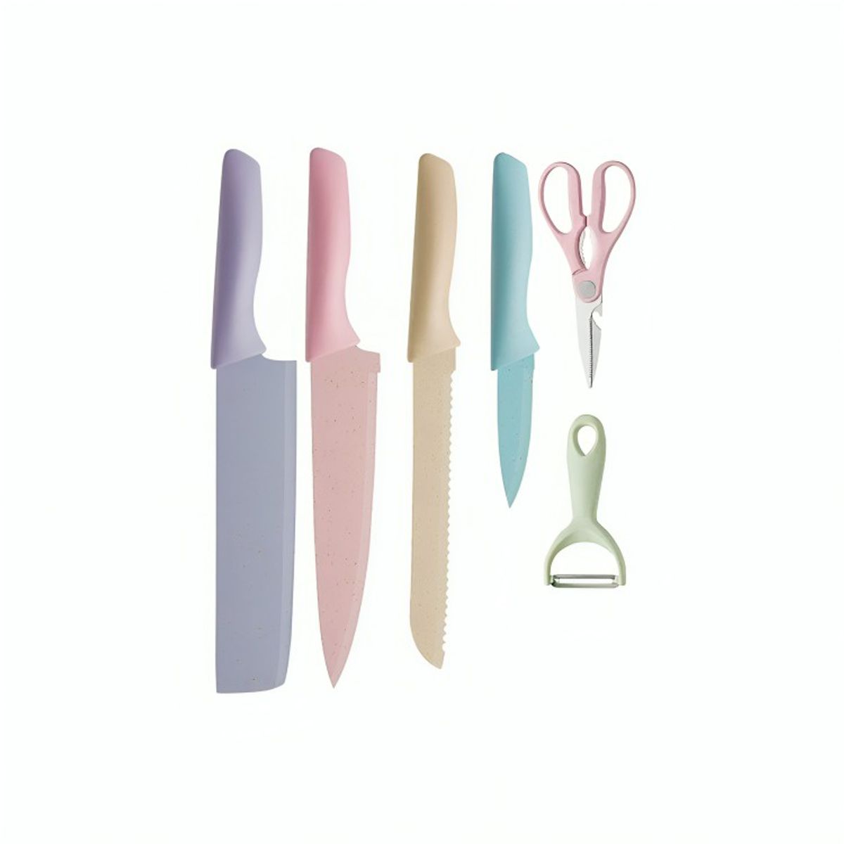 OEM - SET DE COCINA 4 CUCHILLOS TIJERA