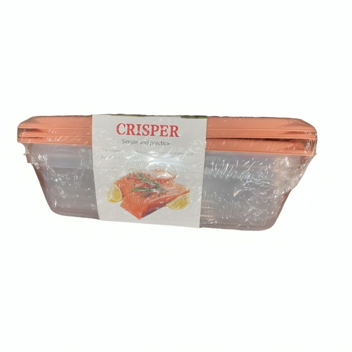 OEM - Set De 03 Envases Organizador Comida 1050ml CORAL