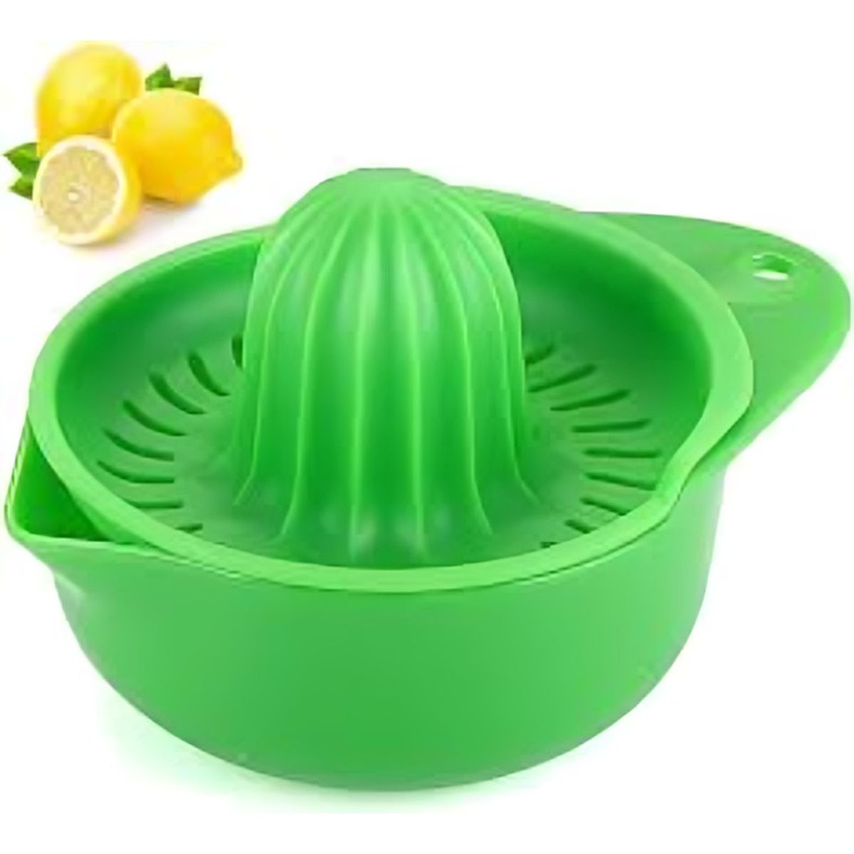 OEM - Exprimidor Saca Jugo Manual De Plástico  VERDE