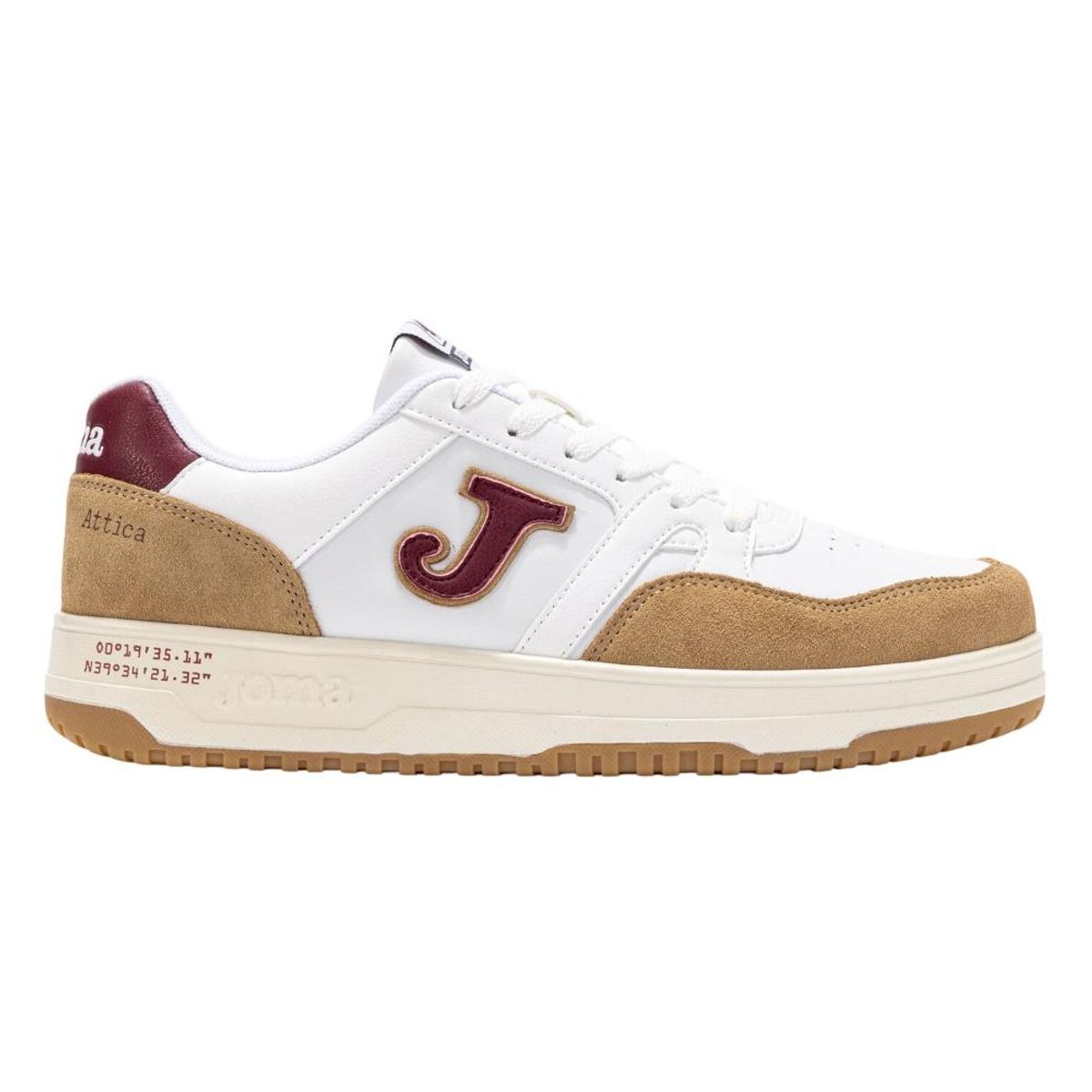JOMA - Zapatilla Urbana Hombre C. Attica Beige RoJo Joma