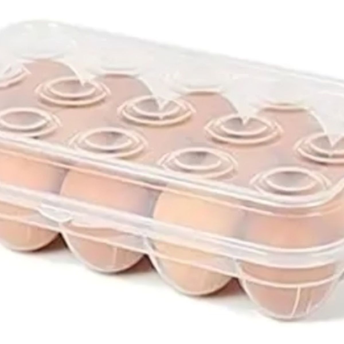 OEM - PORTA HUEVOS PLASTICO PARA 15 HUEVOS