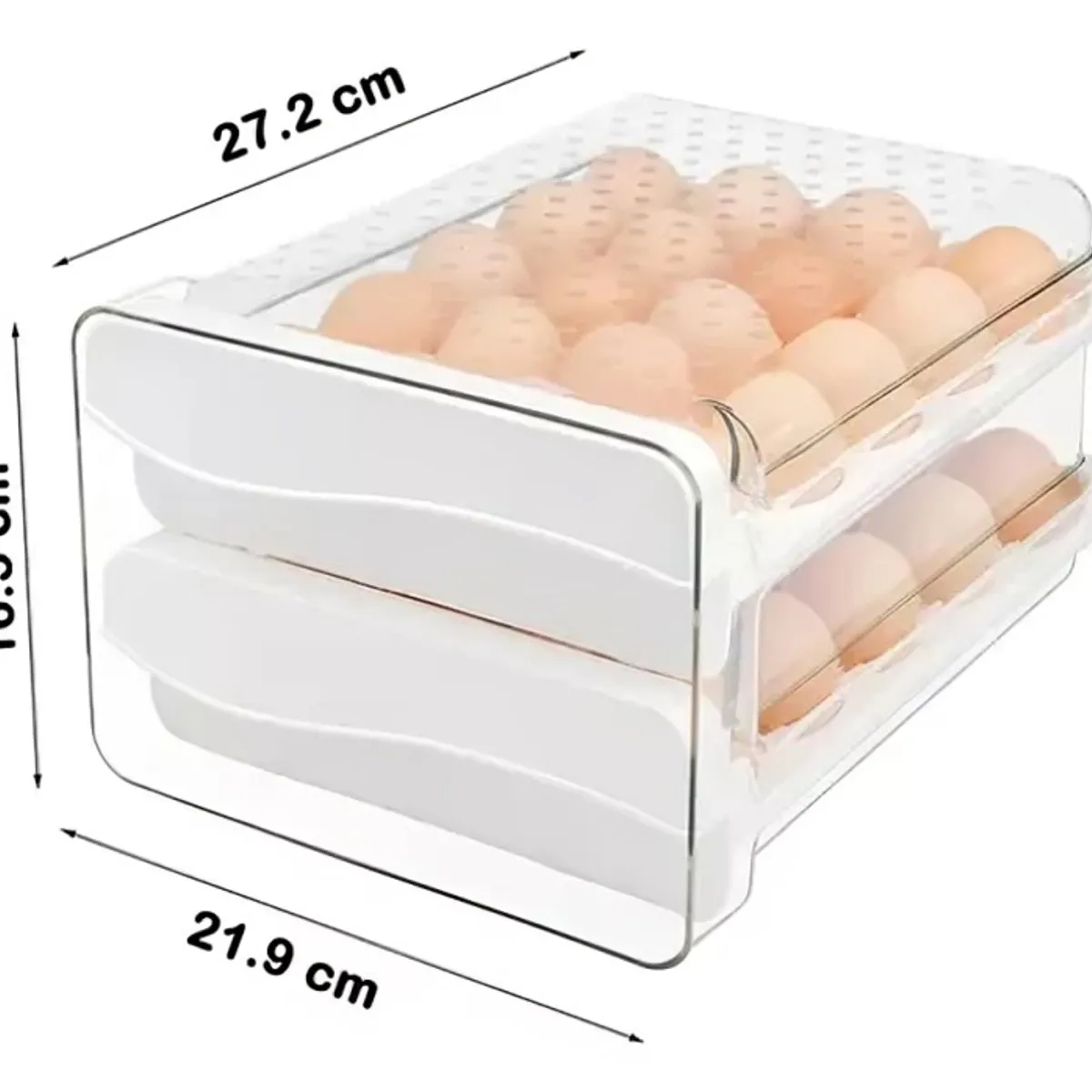 OEM - Organizador De Huevos Caja Para 40 Huevos 2 Niveles