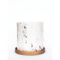 Nordico Blanco M Macetero de Ceramica