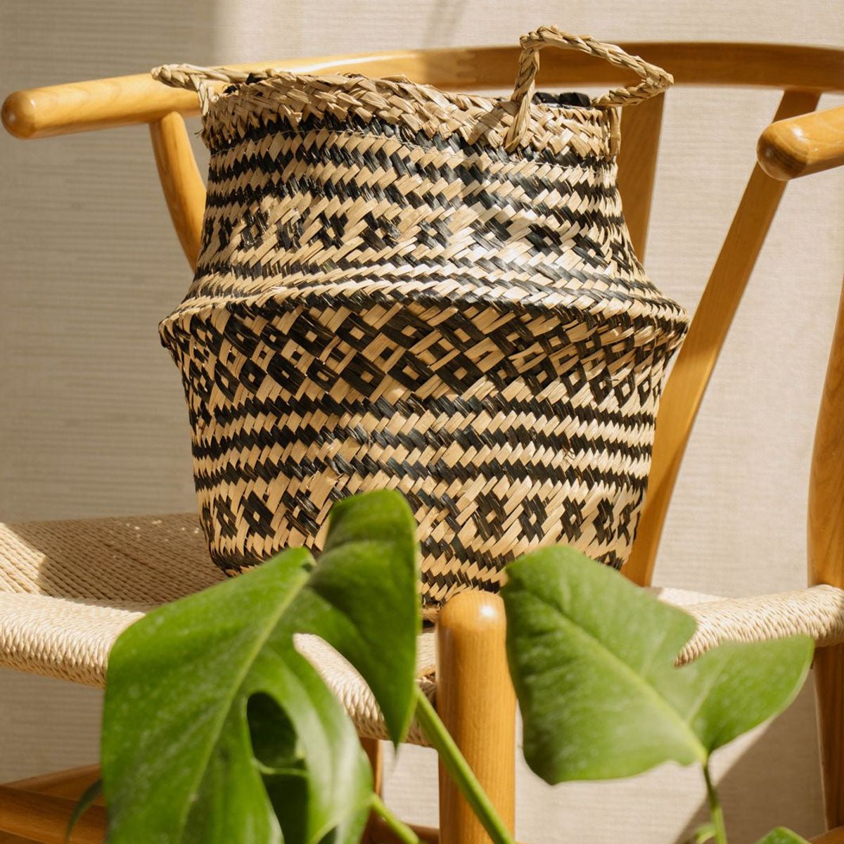 PLANT ME - Canasto Santorini Negro XL