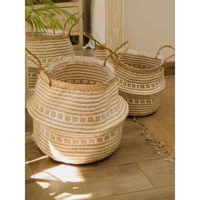 Imagen 2 del producto Canasto Santorini Blanco L