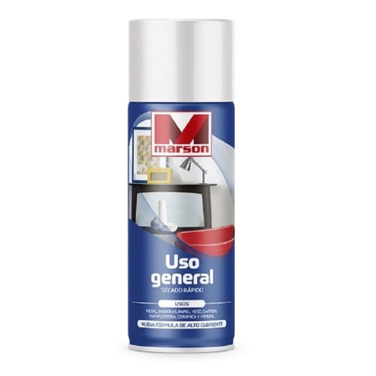 MARSON - BARNIZ EN SPRAY BLANCO OPACO MARSON 485ML