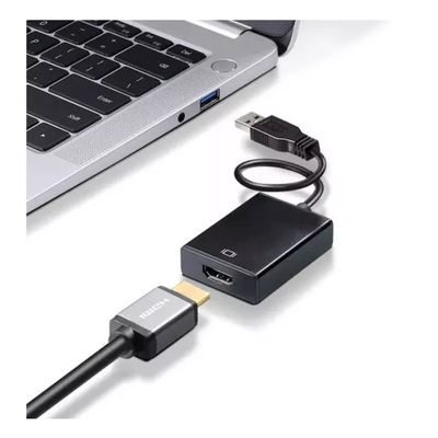 Imagen 2 del producto Cable Conversor Adaptador Usb 3.0 Macho A Hdmi Hembra 1080