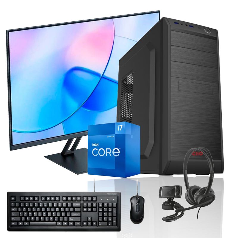HYPERPC - PC + MONITOR 27 + Perif INTEL CORE i7 12700 32gb DDR5 1Tb UHD 770 WiFi