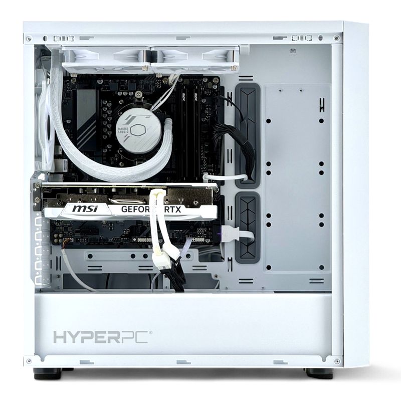 HYPERPC - PC GAMER Blanco AMD RYZEN 7 7700X 32Gb DDR5 1Tb RTX 5060 Ti 16Gb WiFi