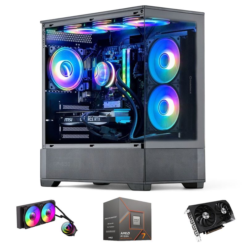 HYPERPC - PC GAMER AMD RYZEN 7 7700X 32Gb DDR5 2Tb RTX 5060 Ti 16Gb WiFi