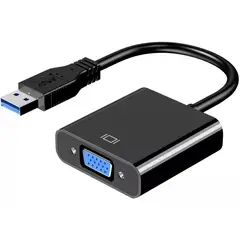 GENERICO - Cable Conversor Adaptador Usb 3.0 Macho A Vga Hembra