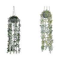 Maceta Planta Colgante Artificial Ruscus 80x7cm