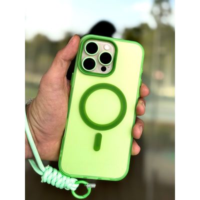 Imagen 2 del producto Carcasa Space Compact para iPhone 14 Pro Max color Green Apple