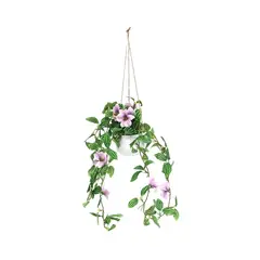TOPSOC - Planta Colgante Artificial Gardenia 45x7cm