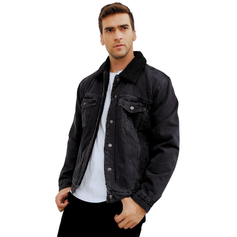 D'JOE - Chaquetas Denim Polar Hombre Oasis