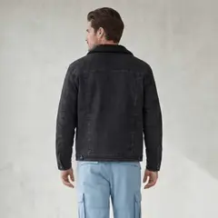 D'JOE - Chaquetas Denim Polar Hombre Oasis