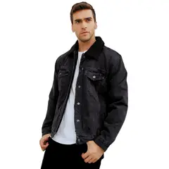 D'JOE - Chaquetas Denim Polar Hombre Oasis