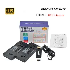 VDVO - Consola de videojuegos retro con salida av hdmi 818 juegos