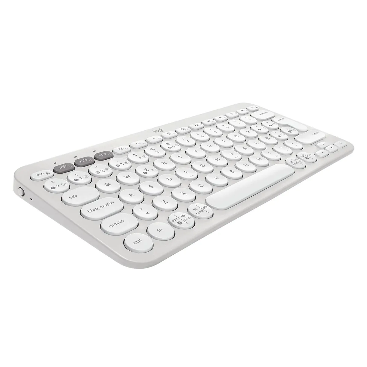 LOGITECH - Teclado Logitech Pebble Keys 2 K380s blanco