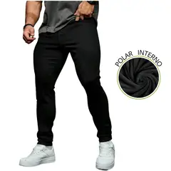 D'JOE - Pantalon Jeans Skinny Forro Interno Hombre