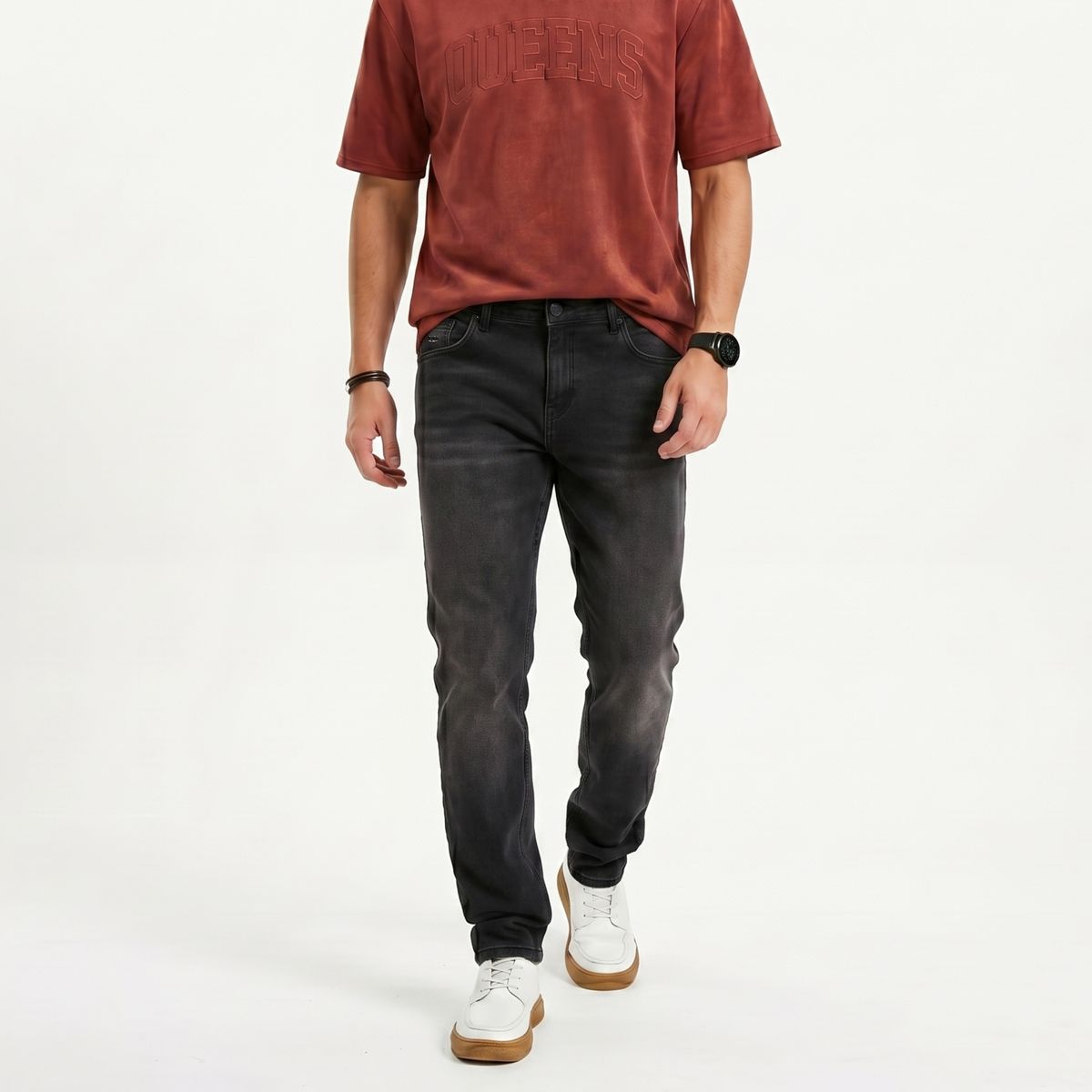 D'JOE - Pantalon Jeans Skinny Forro Interno Hombre