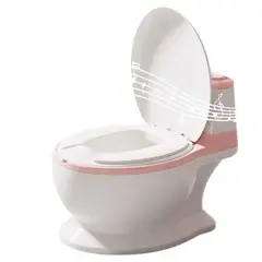 GENERICO - Inodoro Infantil Premium-pelela Tipo Wc Rosado Con Sonido