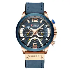 BLWOENS - Relojes masculinos de moda - Azul