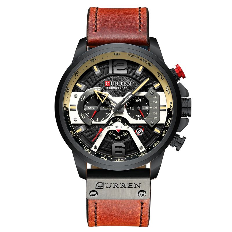 BLWOENS - Relojes masculinos de moda - Marrón
