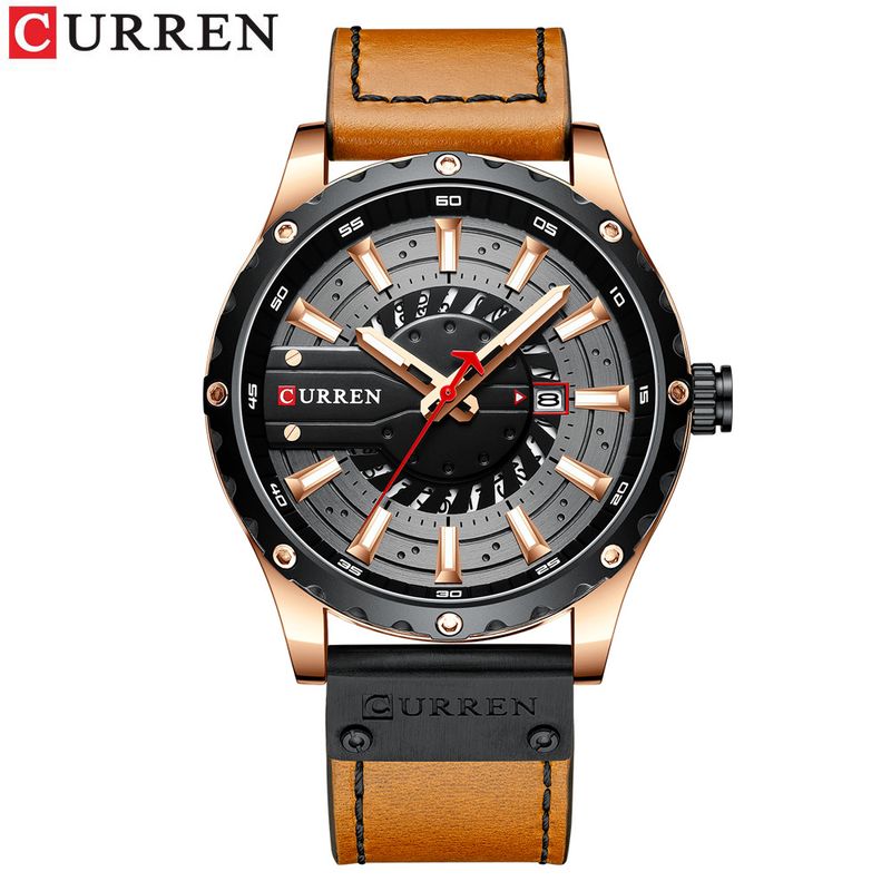 BLWOENS - Relojes masculinos de moda - Marrón