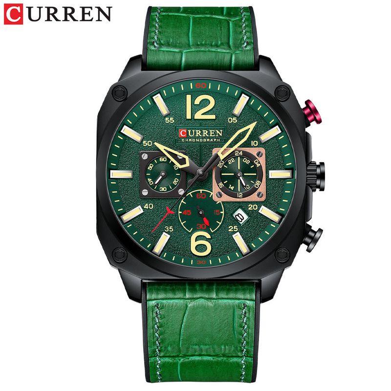 BLWOENS - Relojes masculinos de moda - Verde