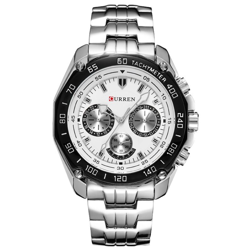 BLWOENS - Relojes masculinos de moda - Blanco
