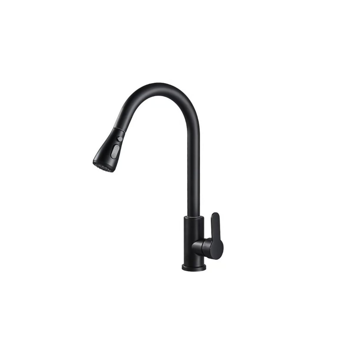 LABALAOS - Llave Monomando Lavaplatos Profesional Extraíble Negra